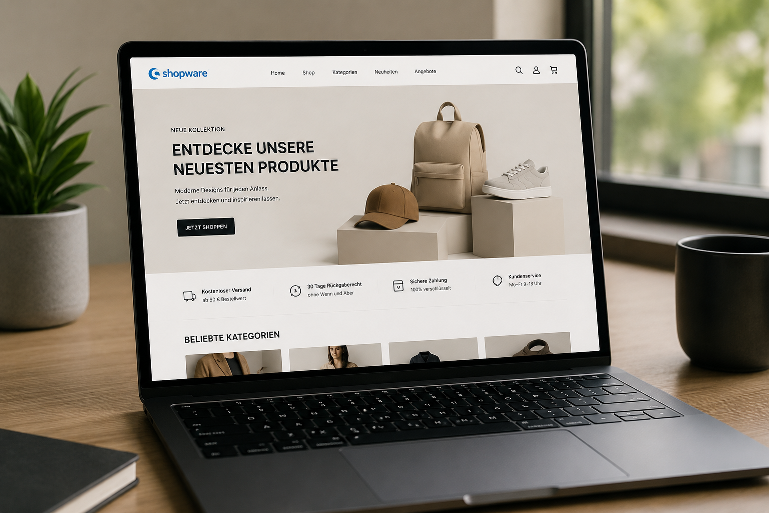 Onlineshop erstellen – Design & Theme Einrichtung (Paket 2)